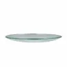 Creations Glass Gourmet Coupe Plate 10 3/4 in Willow Clear - Set of 12