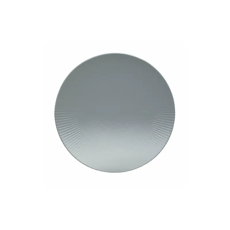 Creations Glass Gourmet Coupe Plate 10 3/4 in Willow Clear - Set of 12