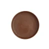Creations Melamine Round Plate Redwood 6 1/2 in x 1 1/4 in Cali - Set of 12
