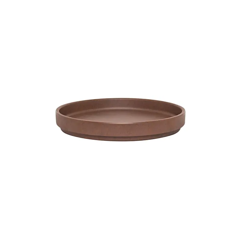 Creations Melamine Stack Plate Redwood 6 1/4 in x 7/8 in Cali - Set of 6