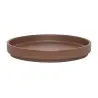 Creations Melamine Stack Plate Redwood 6 1/4 in x 7/8 in Cali - Set of 6