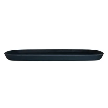 Creations Melamine Rectangular Tray Harbor 14 1/2 in x 7 in x 1 in Cali - Set of 6