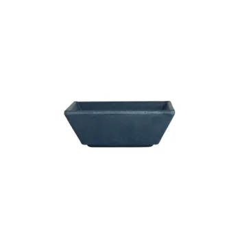 Creations Melamine Square Dish Harbor 4 in x 1 3/8 in (3 oz) Cali - Set of 12