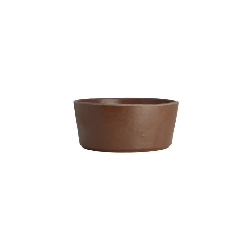 Creations Melamine Round Bowl Redwood 5 1/2 in x 2 1/2 in (17 1/2 oz) Cali - Set of 12