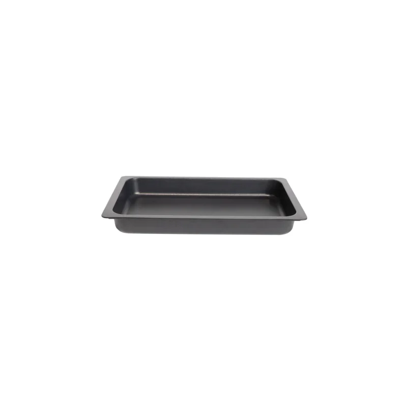 Aluchef 1/1 Gn Pan 20 7/8 in x 12 3/4 in x 2 5/8 in (9 qt) Matte Black - Set of 4 Aluchef 1/1 Gn Pan 20 7/8 in x 12 3/4 in x 2 5/8 in (9 qt) Matte Black - Set of 4