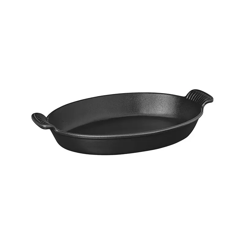 Chasseur Black Oval Dish 1.25 Qt (L:13.385'' X W:8.267'') Chasseur Black Oval Dish 1.25 Qt (L:13.385'' X W:8.267'')