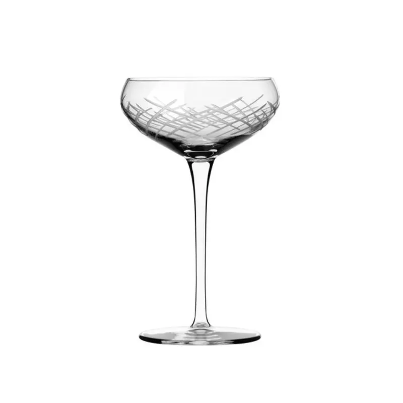 Reserve by Libbey Crosshatch Cocktail Glass 8 oz. coupe clear Gastronorm - Case of 12