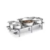 DW Haber Heater Stand Tempo with Grill 40 in L x 14 in H Stainless Steel