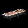D.W.Haber Black Tempo Heater Stand w/Aluminum -