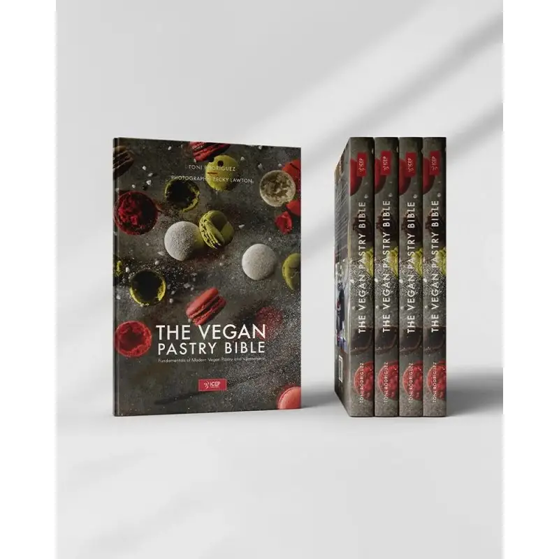 The Vegan Pastry Bible by Toni Rodríguez - English & Spanish Language