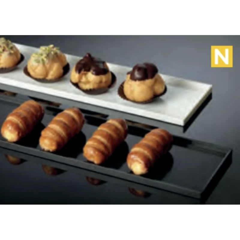 Sleek Black Rectangular Display Tray - 600 mm x 100 mm Sleek Black Rectangular Display Tray - 600 mm x 100 mm