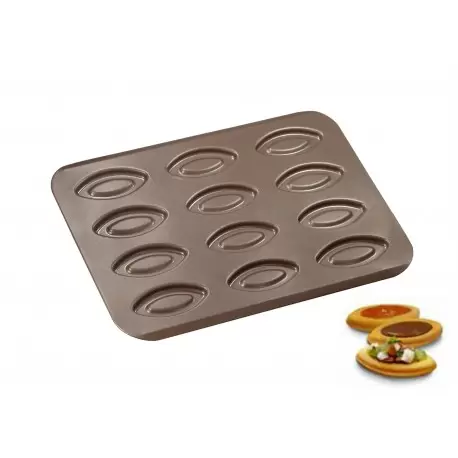 Gobel 298410 Gobel Barquettes Nonstick Molds Tart & Quiches Pans Gobel 298410 Gobel Barquettes Nonstick Molds Tart & Quiches Pans
