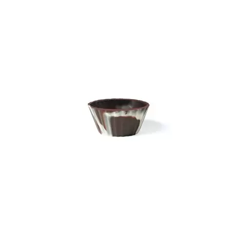 Belgian Chocolate Cups - Ballerina Cups Marbled Ø 2.56'' x 1.57 x 1.18- 105 Pces - Pastry Chef's Boutique