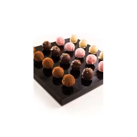 Pastry Chef's Boutique PCB96811 Belgian Chocolate Cups - Truffle Shells Dark Ø25Mm - 504 Pces Chocolate Cups and Truffle shells Pastry Chef's Boutique PCB96811 Belgian Chocolate Cups - Truffle Shells Dark Ø25Mm - 504 Pces Chocolate Cups and Truffle shells