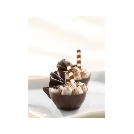 Pastry Chef's Boutique PCB91177 Belgian Chocolate Decoration Forest Shaving Mini Dark - 500 Pces Chocolate Fantasies Decorations Pastry Chef's Boutique PCB91177 Belgian Chocolate Decoration Forest Shaving Mini Dark - 500 Pces Chocolate Fantasies Decorations