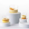 Professional Single Portion Flat Peach Silicone Mold - 74 mm x 70 mm x h 37 mm - 12 cavity - 120ml - Pavoni