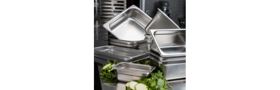 Stainless Steel Food Pans and Lids